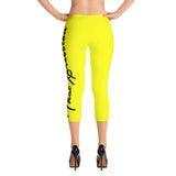 Capri Leggings Yellow/Black by ThatXpression - ThatXpression