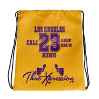 23 King Los Angeles Tribute Drawstring Bag by ThatXpression - ThatXpression