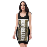 ThatXpression Designer Swirl His & Hers New Orleans Sports Fitted Dress