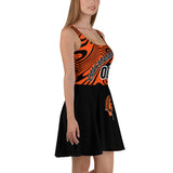 ThatXpression Designer Swirl His & Hers Cincinnati Sports Themed Skater Dress