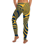ThatXpression Fashion Designer Los Angeles Theme Swirl Leggings