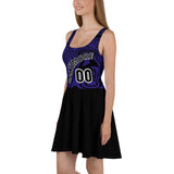 ThatXpression Designer Swirl His & Hers Baltimore Sports Themed Skater Dress