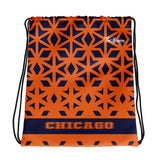ThatXpression Fashion Fitness Diamond Chicago Drawstring Bag