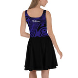 ThatXpression Designer Swirl His & Hers Baltimore Sports Themed Skater Dress