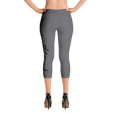 Capri Leggings Grey/Black by ThatXpression - ThatXpression