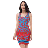 ThatXpression Fashion Fitness Multi Colored Diamond Tennessee Fan Dress