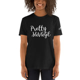 Women's Hip Hop Urban Pretty Savage Short-Sleeve Unisex T-Shirt by ThatXpression