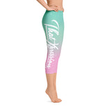 Women's Gym Fit or Casual Capri Leggings perfect for yoga cross fit and more