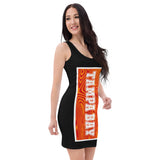 ThatXpression Designer Swirl His & Hers Tampa Bay Sports Themed Fitted Dress