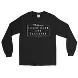 ThatXpression Train Hard & Takeover Gym Fit Motivational Long Sleeve Shirt