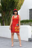 ThatXpression's Limited Edition Double Nickel 55 Champa Bay Tampa Florida Themed Dress