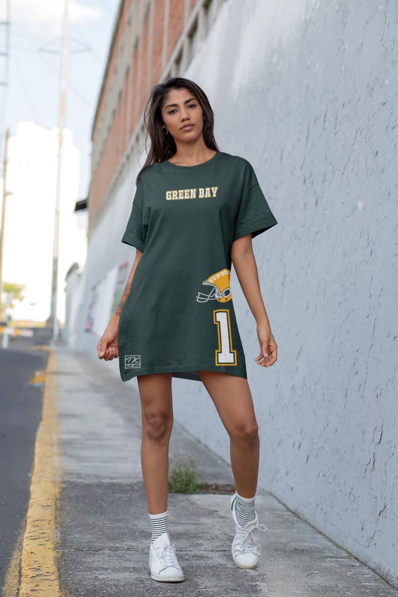 green bay packers jersey dress