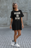 ThatXpression Fashion New Orleans Period Fan Nation Organic T-Shirt Dress P98J