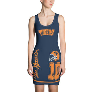 Video - Auburn Custom Themed Superfan 10 Sports Fitted Dress