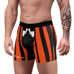 ThatXpression Fashion Big Fist Collection Orange Black Men's Boxer Briefs N502X