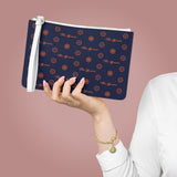 ThatXpression Fashion's Elegance Collection Navy and Orange Designer Clutch Bag