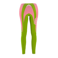 ThatXpression Ai4 Pink Green 08 Spandex Leggings