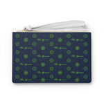 ThatXpression Fashion's Elegance Collection Navy and Green Designer Clutch Bag