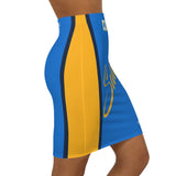 ThatXpression's Chargers Swag Women's Sports Themed Mini Skirt