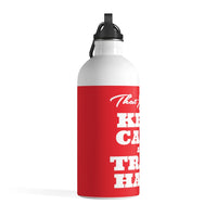 ThatXpression Keep Calm Motivational Gym Fitness Yoga Outdoor Stainless Water Bottle