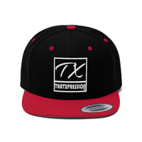 TX ThatXpression Branded Unisex Flat Bill Hat