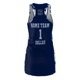 ThatXpression Fashion Dallas Home Team Camo Racerback Jersey Dress