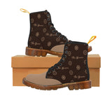 ThatXpression Fashion's Elegance Collection X1 Brown and Tan Men's Boots