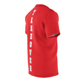 ThatXpression Fashion Train Hard & Takeover Gear Red Unisex T-Shirt CT73N