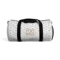 ThatXpression Fashion's Elegance Collection White and Tan Designer Duffle Bag