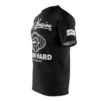 ThatXpression Train Hard & Takeover Weights Black Unisex T-Shirt U09NH