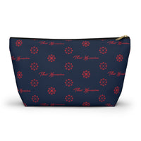 ThatXpression Fashion's Elegance Collection Navy and Red Accessory Pouch