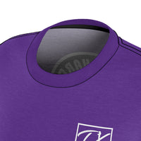 ThatXpression Fashion Train Hard Badge Purple Women's T-Shirt-RL
