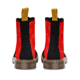 ThatXpression Fashion's Elegance Collection X2 Red and Tan Men's Boots