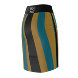 ThatXpression Fashion Jacksonville Savage Striped Themed Women's Pencil Skirt 1YZF2