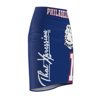ThatXpression's Philadelphia Women's Baseball Pencil Skirt