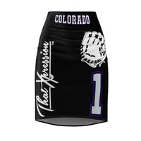 ThatXpression's Colorado Women's Baseball Pencil Skirt