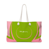 ThatXpression Fashion Stylish Pink & Green Ai9 Weekender Bag