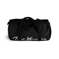 ThatXpression Fashion Train Hard & Takeover Gym Fitness Stylish Black Duffel Bag