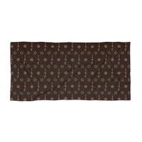 ThatXpression Fashion TF Designer Brown and Tan Towel