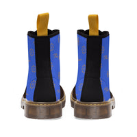 ThatXpression Fashion's Elegance Collection X2 Blue and Brown Women's Boots