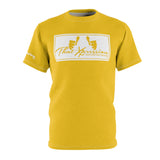 ThatXpression Fashion Thumbs Up Yellow White Unisex T-Shirt CT73N