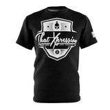 ThatXpression Train Hard & Takeover Spartan Black Unisex T-Shirt U09NH