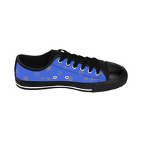 ThatXpression Fashion's Elegance Collection Blue and Tan Men's Sneakers