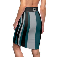 ThatXpression Fashion Philadelphia Savage Striped Themed Women's Pencil Skirt 7X41K