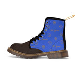 ThatXpression Fashion's Elegance Collection X2 Royal and Brown Men's Boots