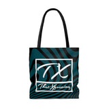 ThatXpression Gym Fit Multi Use Philadelphia Themed Swirl Green Black Tote bag H4U2