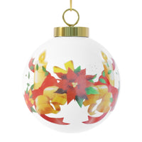 Jacksonville Nation Festive Christmas Ball Ornament With Ribbon