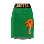ThatXpression Fashion Home Team Boston Women's Pencil Skirt