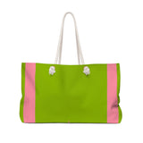 ThatXpression Fashion Stylish Pink & Green Ai4 Weekender Bag