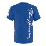 ThatXpression Fashion Signature Blue Badge Unisex T-Shirt-RL